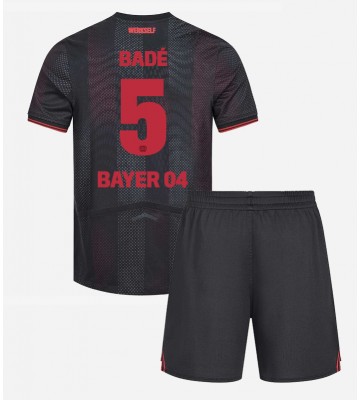 Bayer Leverkusen Loic Bade #5 Dětské Domácí Dres 2025-26 Krátký Rukáv (+ trenýrky)